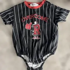 RRmoment ストライプロンパース 70~80