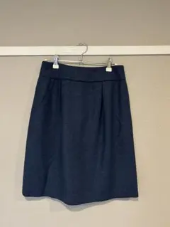 The suits company レディース 膝丈スカート ネイビー