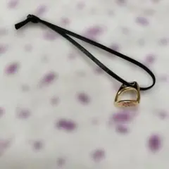 SOMES SEDDLE 黒革と蹄のストラップ 非売品