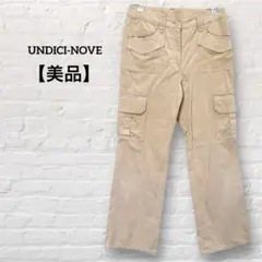 【美品】ウンディッチ・ノーベ カーゴパンツ ベージュUNDICI-NOVE 38