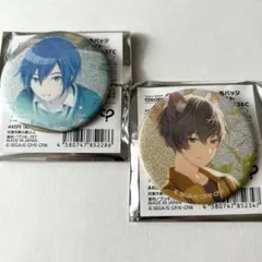 プロセカ　グリッター缶バッジ　KAITO 特訓前　特訓後　37 38 C