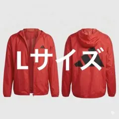 【新品・定価8,000円】アディダス ウインドブレーカー レッドL