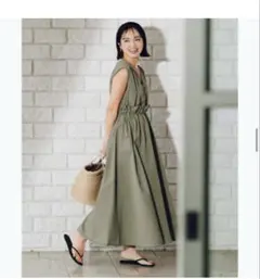 【ur's】前後2wayウエストフリルデザインワンピース