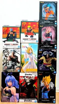 ジャンプ系フィギュアまとめ売り｜ワンピース・ドラゴンボール・ナルト