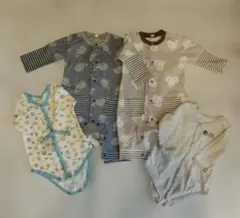 西松屋 カバーオール まとめ売り4枚　サイズ80