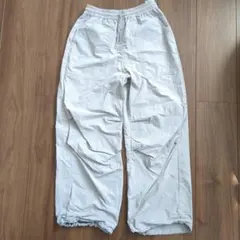 ライトグレー ロングパンツ コットン混合