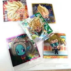 ドラゴンボール 超戦士シールウエハース超 勝利への執念 未開封5点