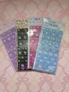【正規品】ハローキティ　タイルシール　4枚セット