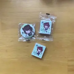 くら寿司 戌亥とこ 缶バッチ 消しゴム