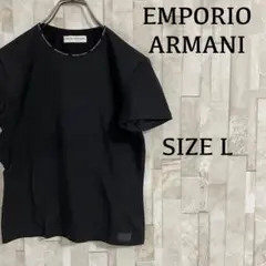【美品】EMPORIO ARMANI 半袖Tシャツ サイズL ブラック