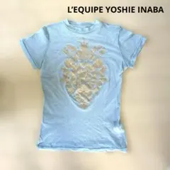 希少】 L’EQUIPE YOSHIE INABA シアー メッシュ　カットソのサムネイル