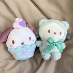サンリオ　ポチャッコ　マスコット　2個セット　カップケーキ