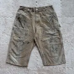 Carhartt ダック地 カットオフ ダブルニーショートパンツ USA製 古着
