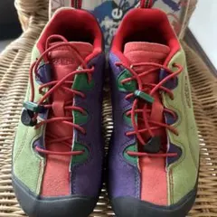 KEEN キッズ スニーカー マルチカラー　紫　グリーン　赤　20センチのサムネイル