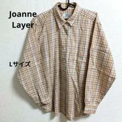 Joanne Layerチェック柄長袖シャツ L 24時間以内に発送