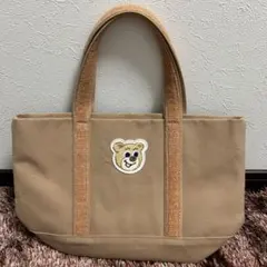 FEILER オールドテディ ワッペントートバッグ ベージュ 小 未開封