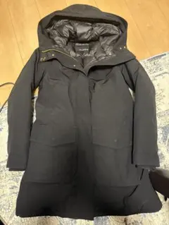 green label relaxing ロングダウンコート 黒 M フード UNITED ARROWS green label relaxing｜フード ロング ダウン