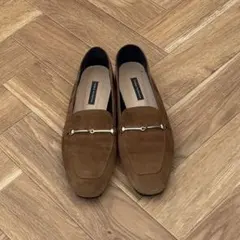 ファビオルスコーニ　フラットシューズ　37 ブラウン