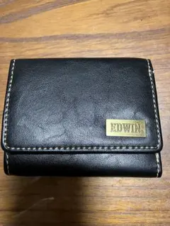 EDWIN 財布　コインケース　黒　メンズ　レディース　二つ折り