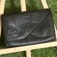 IL BISONTE イルビゾンテ クロコ 型押し コインケース 小銭入れ