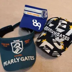 ★PEARLY GATES★美品♪キャップ＆ バイザー 3点セット
