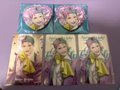 にじさんじ ジョー・力一 フォト風カード ハート缶バッジ