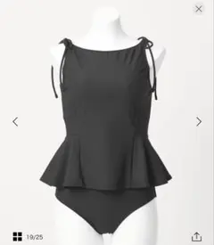 ハイネックWリボンフレア&ショーツ 水着