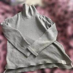 AZUL by moussy グレー タートルネック セーター XS
