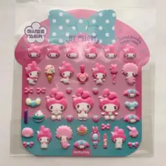 韓国限定 サンリオ マイメロ マシュマロシール ぷっくりシール