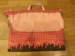 防災頭巾カバー　座布団　ハンドメイド　チョコのサムネイル