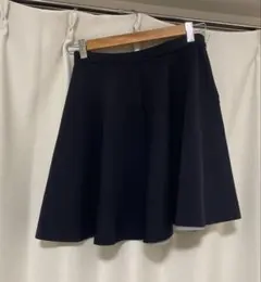 スカート　リバーシブル　紺　グレー