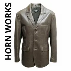 HORN WORKS レザージャケット　ブルゾン Mサイズ テーラードジャケット