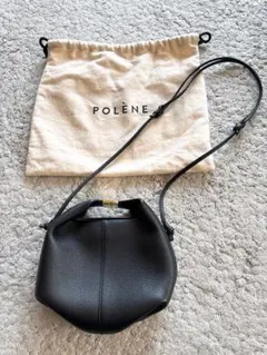 正規品 美品 Polène（ポレーヌ）Béri（ベリー）ブラック テクスチャードのサムネイル