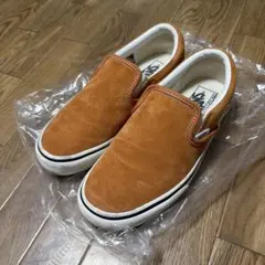 Vans スエード スリッポン オレンジ