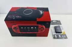 ほぼ新品 PSP3000 バリューパック レッド ブラック 赤 黒 ポータブル