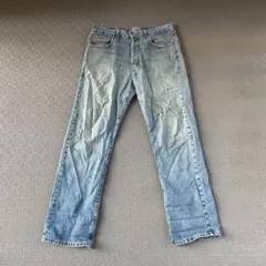 stussy WORKGEAR デニムパンツ　リペア加工 W34のサムネイル