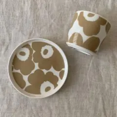 marimekko 花柄キャンドル オリーブグリーン - メルカリ