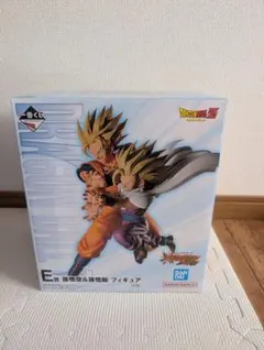 一番くじ ドラゴンボール E賞 孫悟空＆孫悟飯 フィギュア　親子かめはめ波のサムネイル