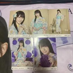 乃木坂46 生写真 浴衣 大越ひなの 5種コンプ
