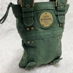 ディーゼル　y2k DIESEL Archive ショルダーバッグ　チェーン　緑 2025年最新】diesel ショルダーバッグ y2kの人気アイテム - メルカリ