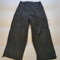 RAGEBLUE ストライプ カーゴパンツ ダークグレー サイズＬ新品未使用