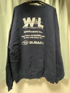 SUBARU スウェットシャツ ネイビー　　2XL