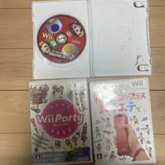 Wiiスーパーマリオブラザーズ　Wiiパーティ　バラエティ　3本まとめ