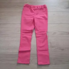 ピンクの長ズボン ポケット付き
