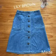 LILY BROWNデニムスカートsize１