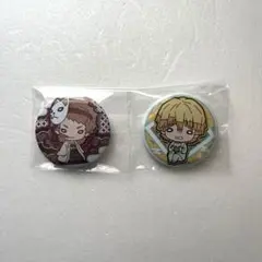 鬼滅の刃　錆兎　善逸　にとたん　缶バッジ　ガチャ　ガシャポン