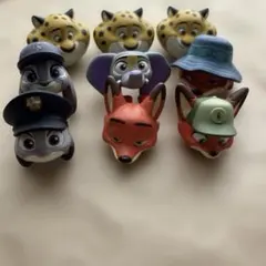 ズートピア ファッションリング ニック ジュディ クロウハウザー フィニック