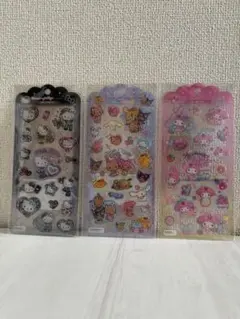 正規品 ドロップジュエリーシール サンリオ 日焼け マイメロ キティ 3枚セット