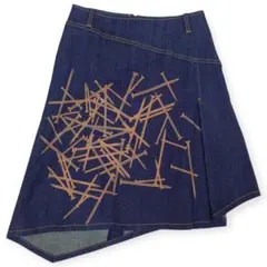 clutch asymmetry Denim Skirt Y2K Archiveのサムネイル