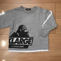 XLARGE KIDS ロンT グレー 110